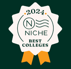 2024 Niche Best Colleges badge