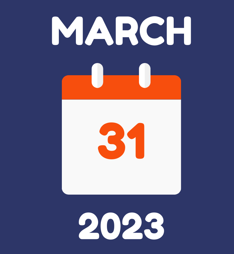 event March 31