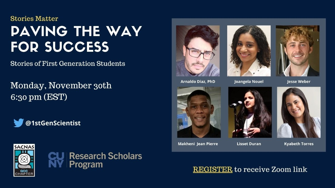 Paving the way to success event flyer