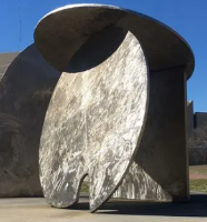 Passage, a monumental steel sculpture by American artist Melvin Edwards