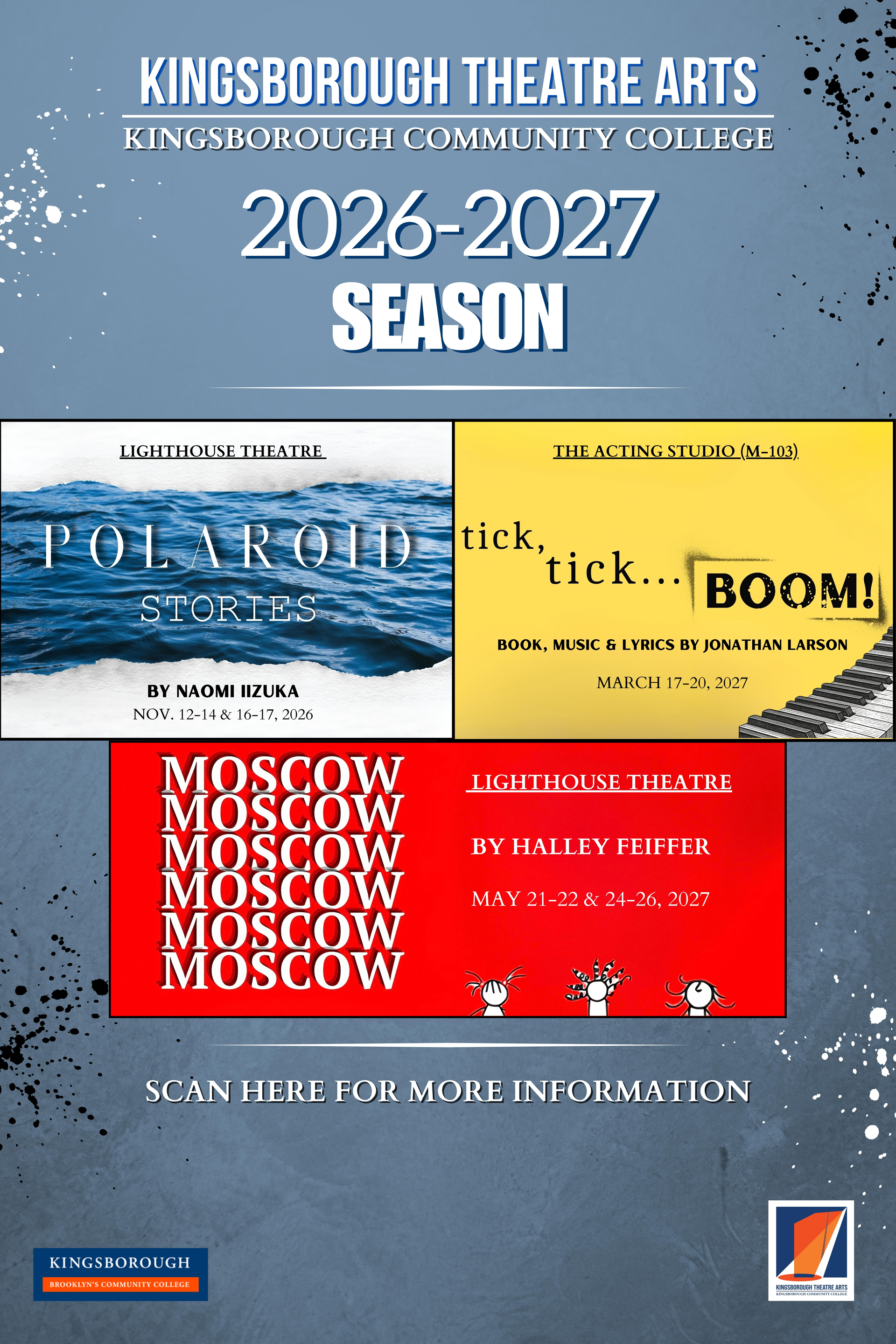 Kingsborough Theatre Arts | Kingsborough Community College | 2026-2027 Season