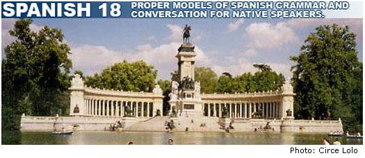 Spanish 18 - Proper models of spanish grammar and conversation for native speakers