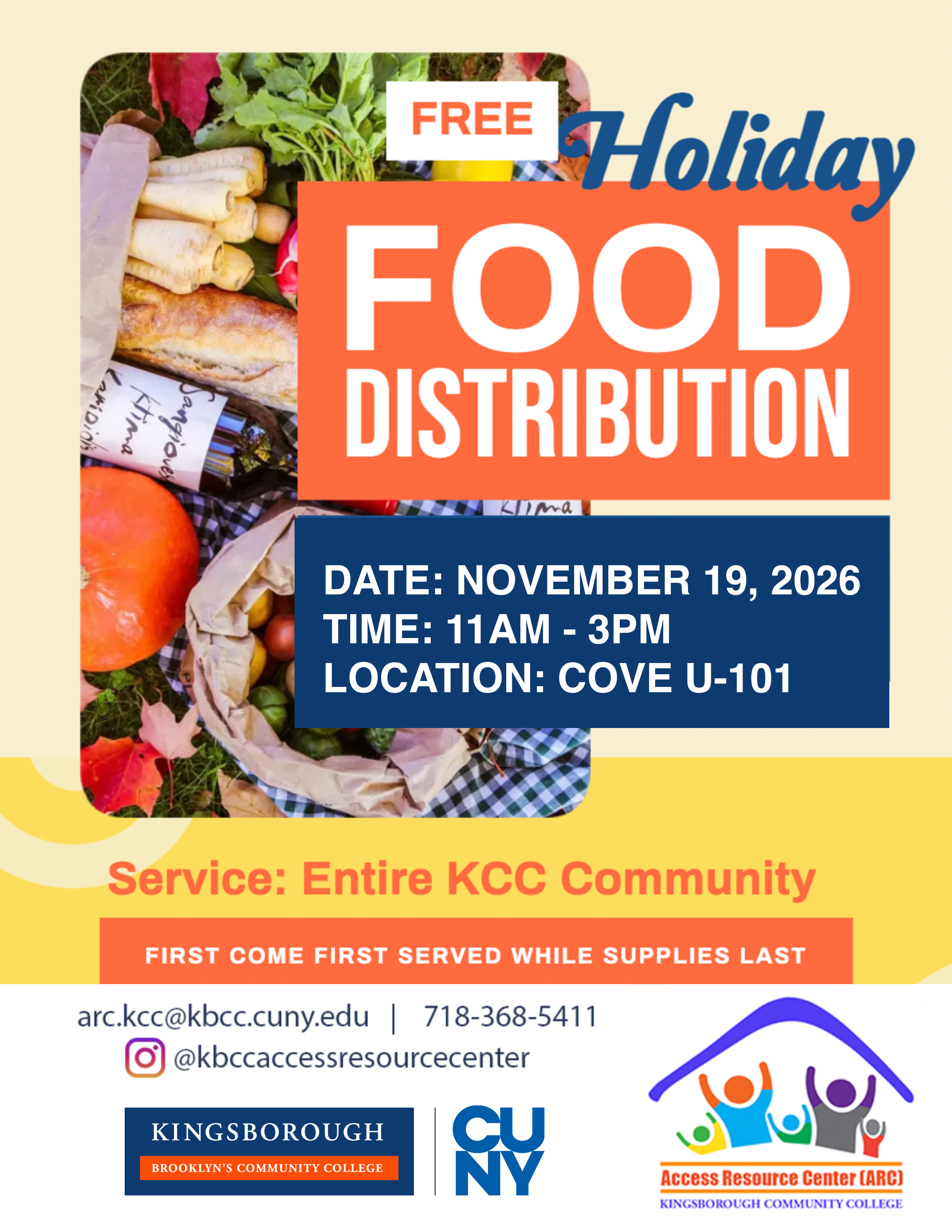 Holiday Food Distributionflyer