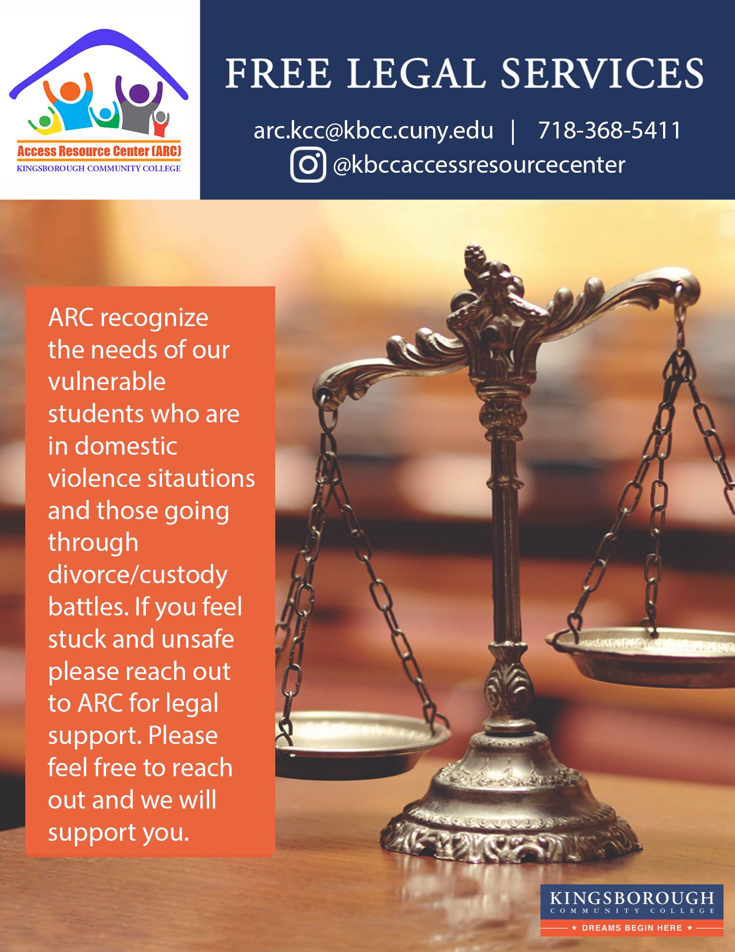 ARC Legal Assisstance Flyer