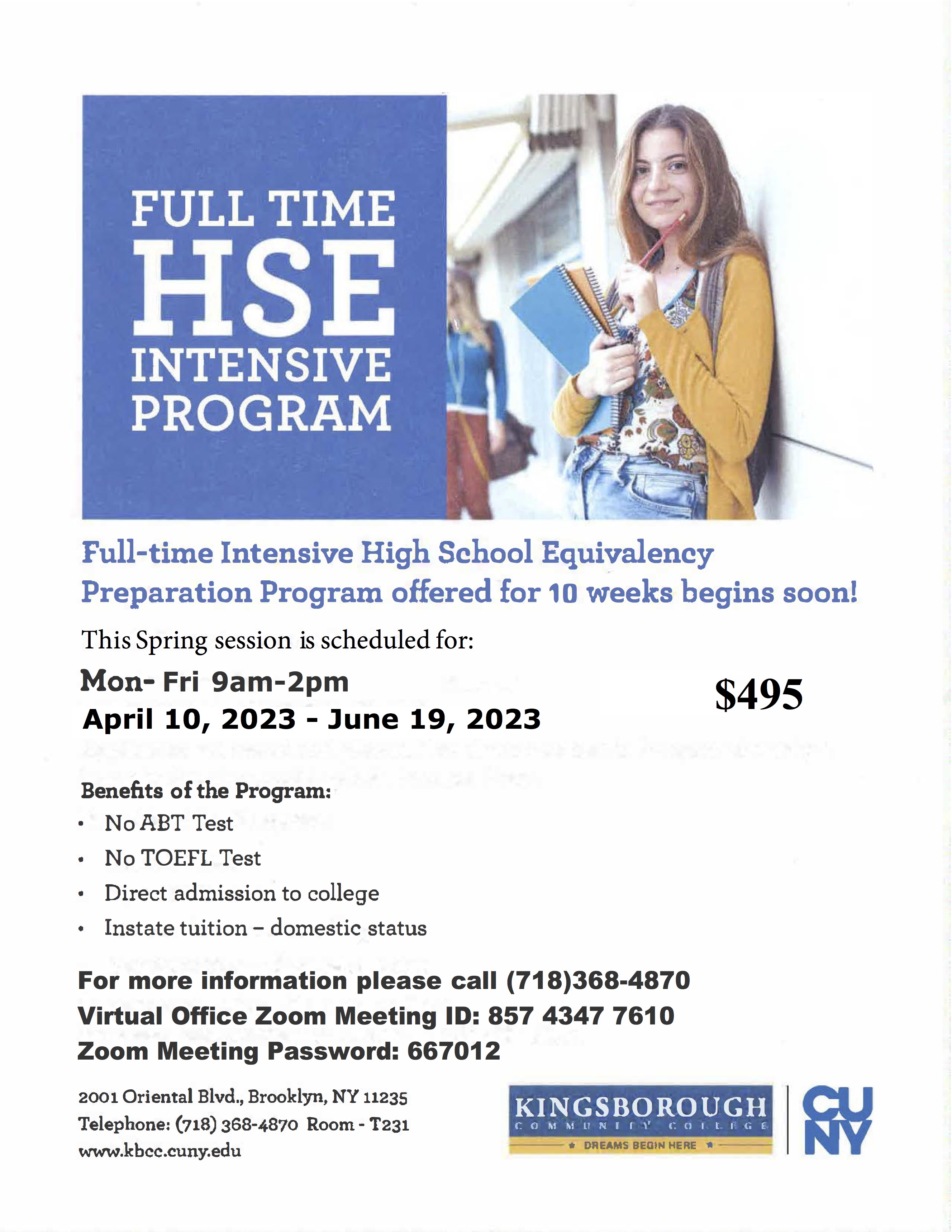 Full Time HSE Intensive Program