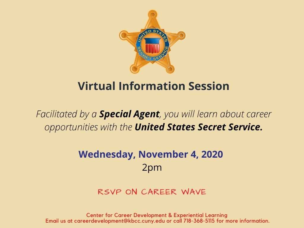 Us Secret Service Information Session Cuny Kingsborough Calendar kbcc spring 2021 calendar