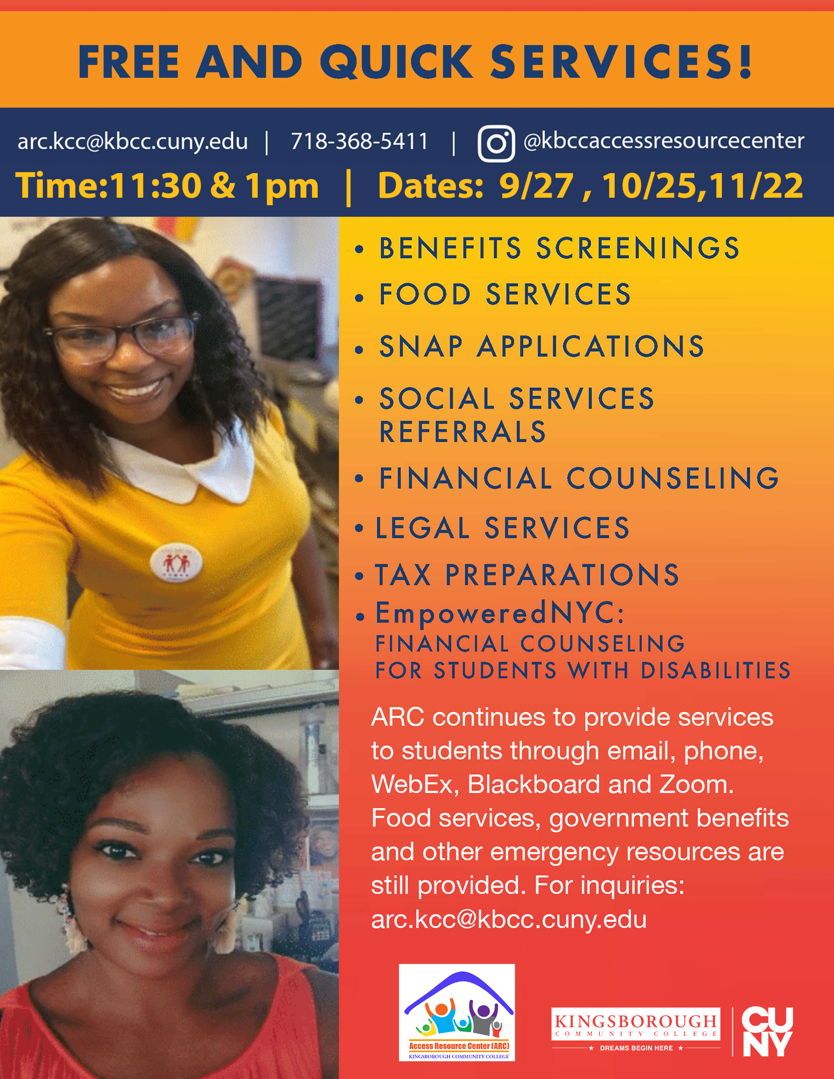 ARC Info Sessions