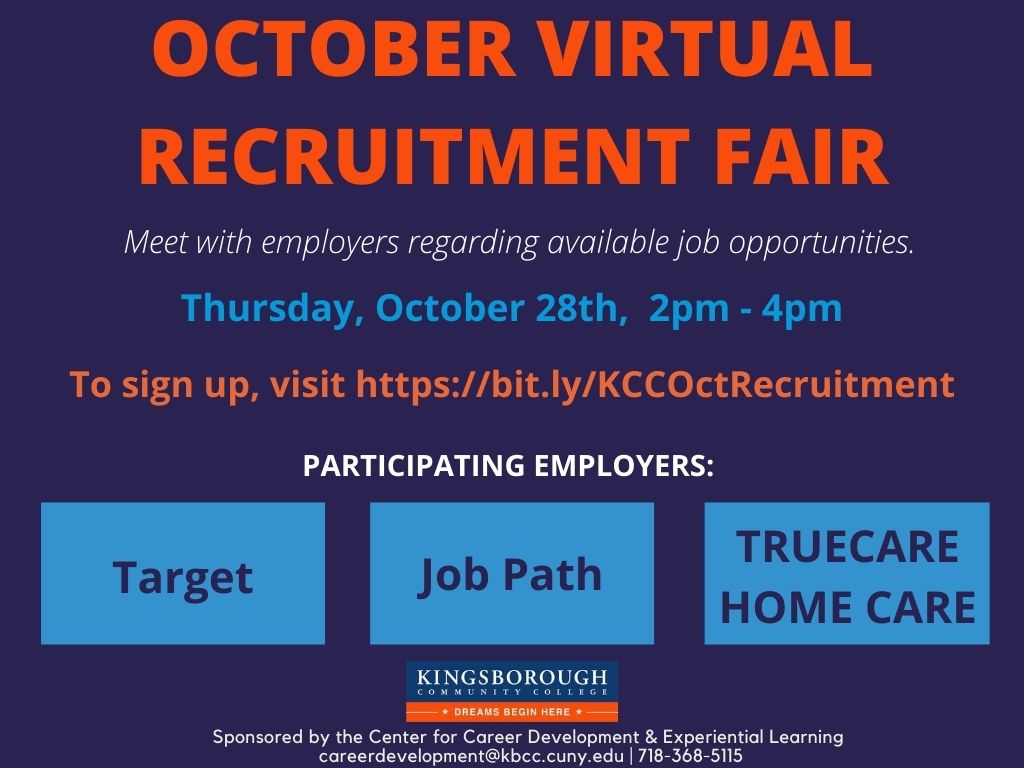 OCTOBER RECRUITMENT FAIR
