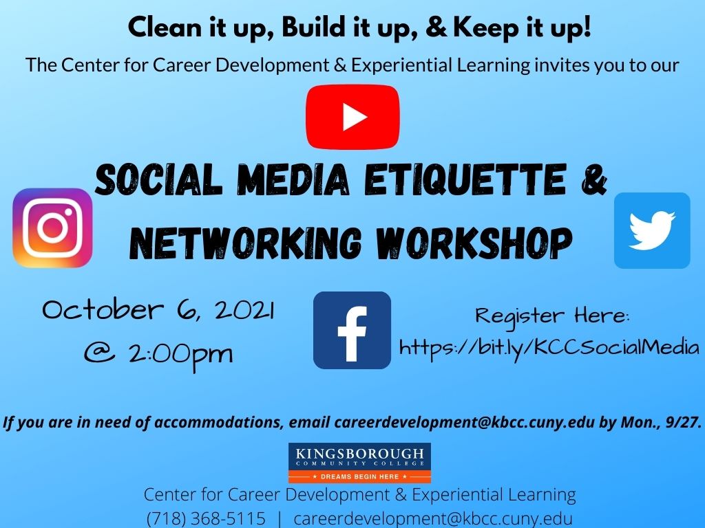 SOCIAL MEDIA ETIQUETTE & NETWORKING