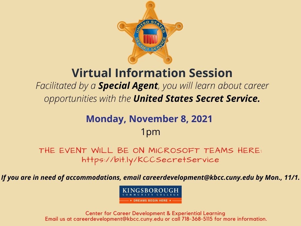 US SECRET SERVICE INFORMATION SESSION