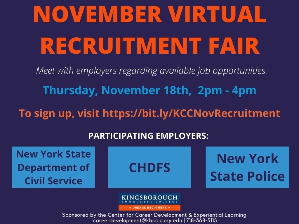 NOVEMBER RECRUITMENT FAIR