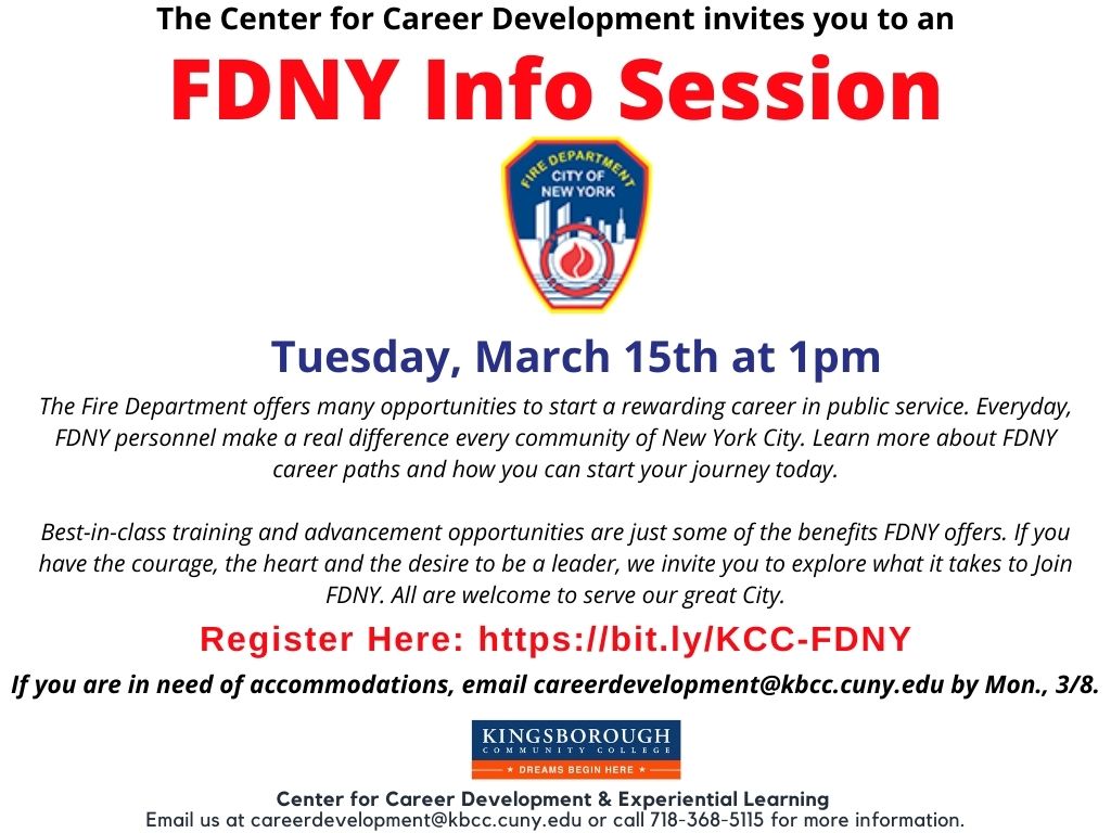 FDNY INFORMATION SESSION