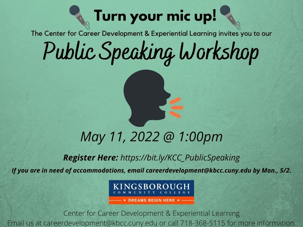 PUBLIC SPEAKING WORKSHOP