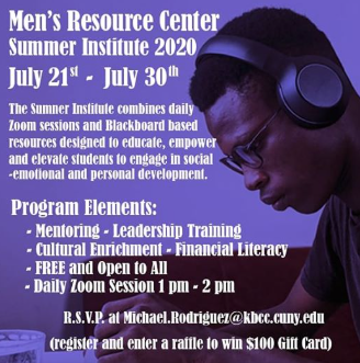 Men's Resource Center Summer Institute