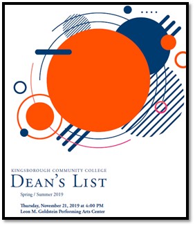 The Dean’s List Ceremony Spring 2019