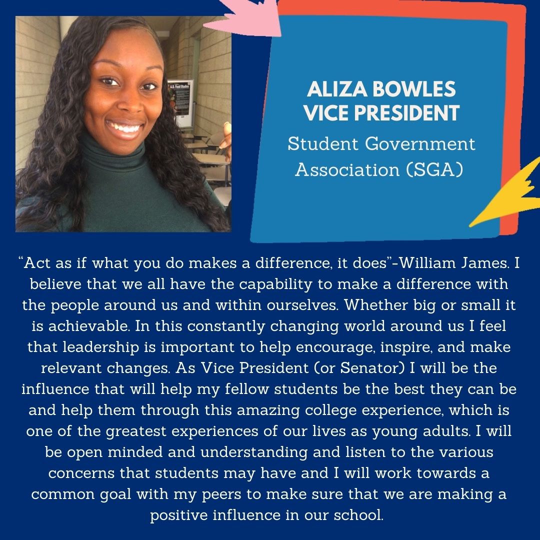 SGA Aliza Bowles for Vice President (or Senator)
