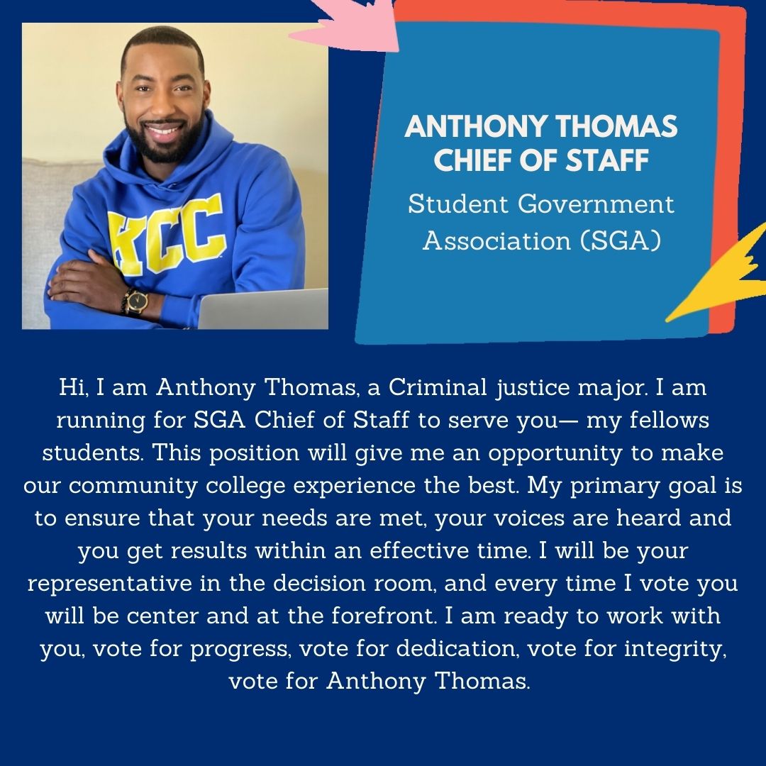SGA Anthony Thomas for Chief of Staff