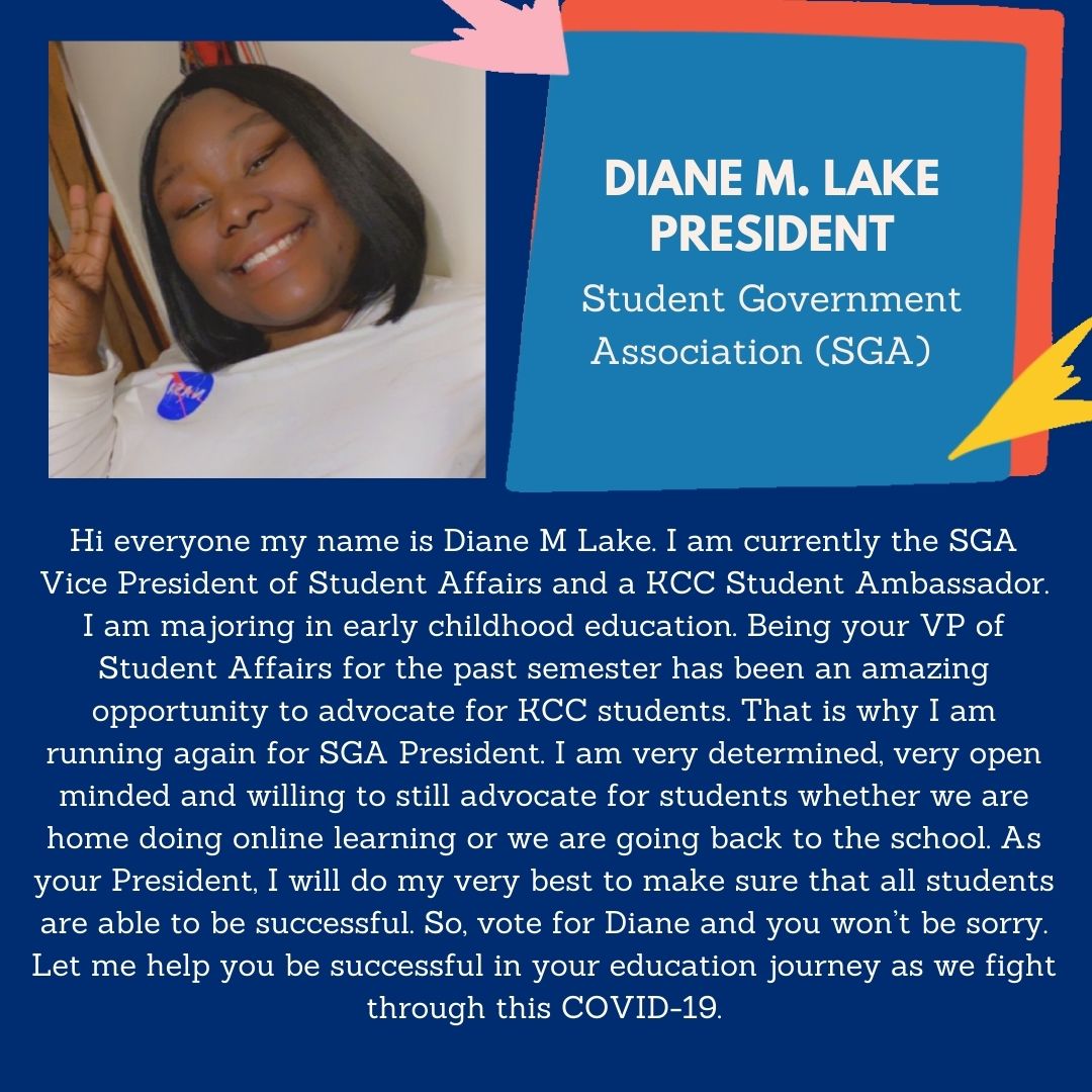 SGA Diane M Lake for President_