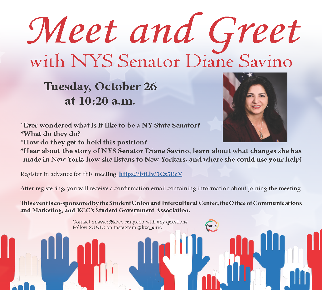 Diane Savino Event Flyer