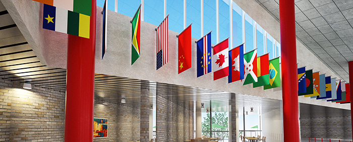 Hall of flags